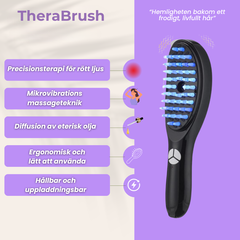 TheraBrush - Återfå ditt fylliga och friska hår